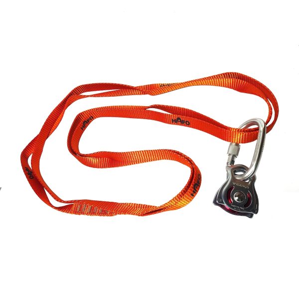 Set (Umlenkrolle, Bandschlinge, Karabiner)