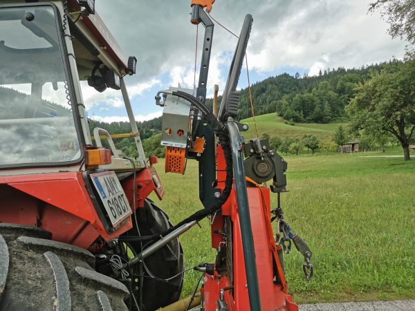 Konsole Hilfswinde für Krpan Seilwinden Typ EH – Bild 2