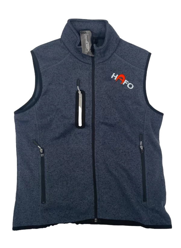 Ärmellose Strickfleece Weste – Image 2