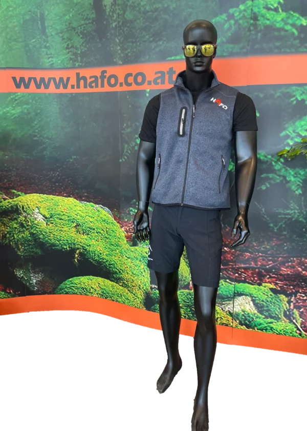 Ärmellose Strickfleece Weste – Image 5